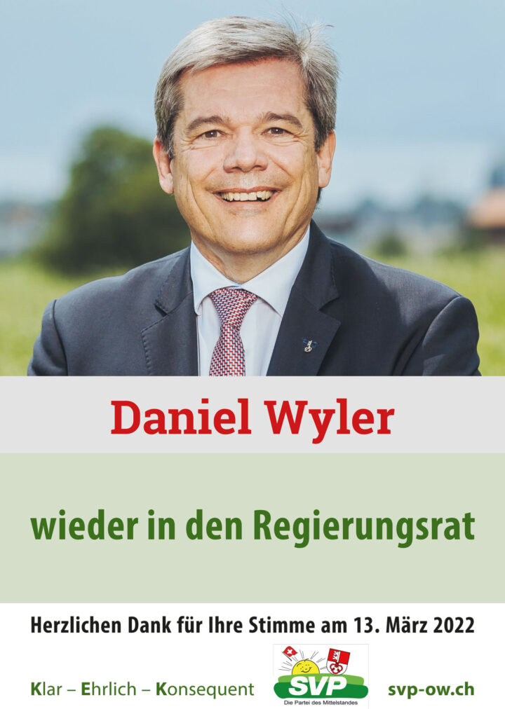 Daniel Wyler (bisher) wieder in den Regierungsrat