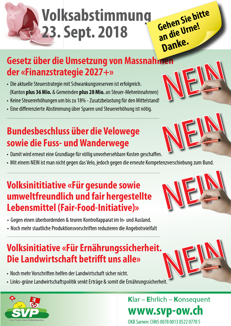 20180923 Abstimmungsparolen