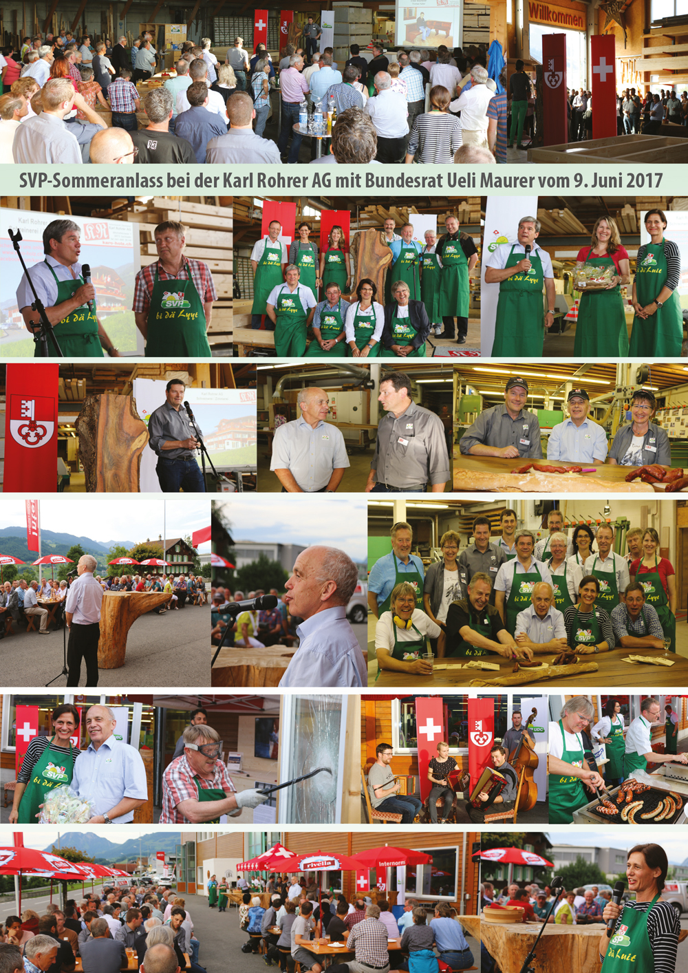 2017 Sommeranlass Karl Rohrer AG